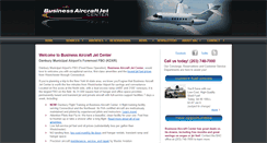 Desktop Screenshot of businessaircraftcenter.com